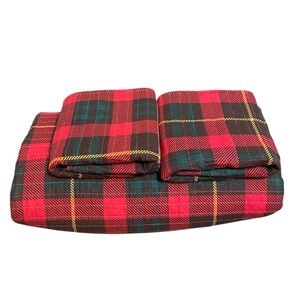 Holiday Plaid Quilt Set - Queen